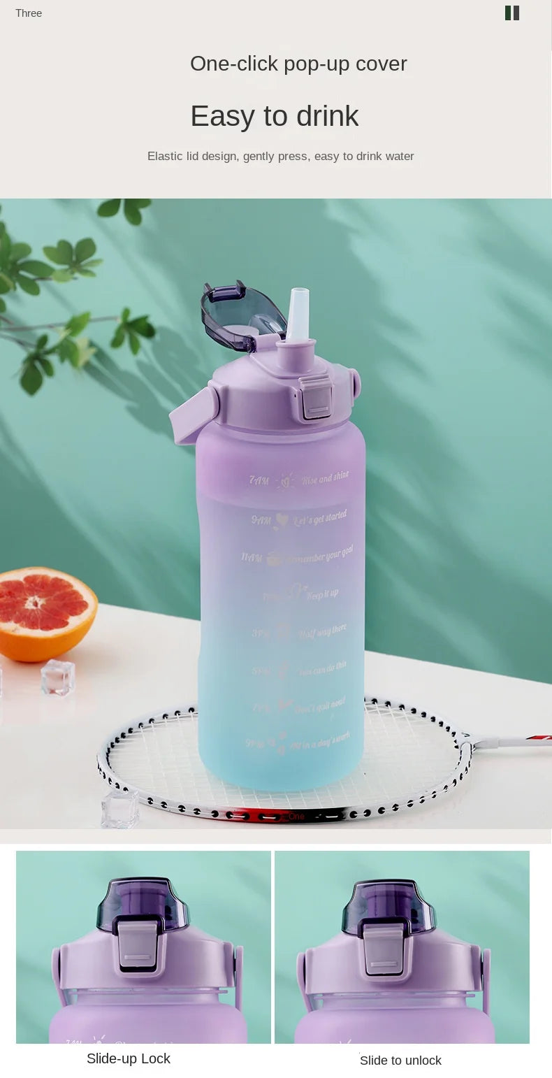Water Bottle Motivational Drinking Bottle