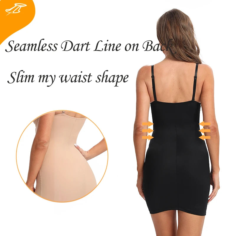 Anna Slimming Slip Dress - ALovelylook