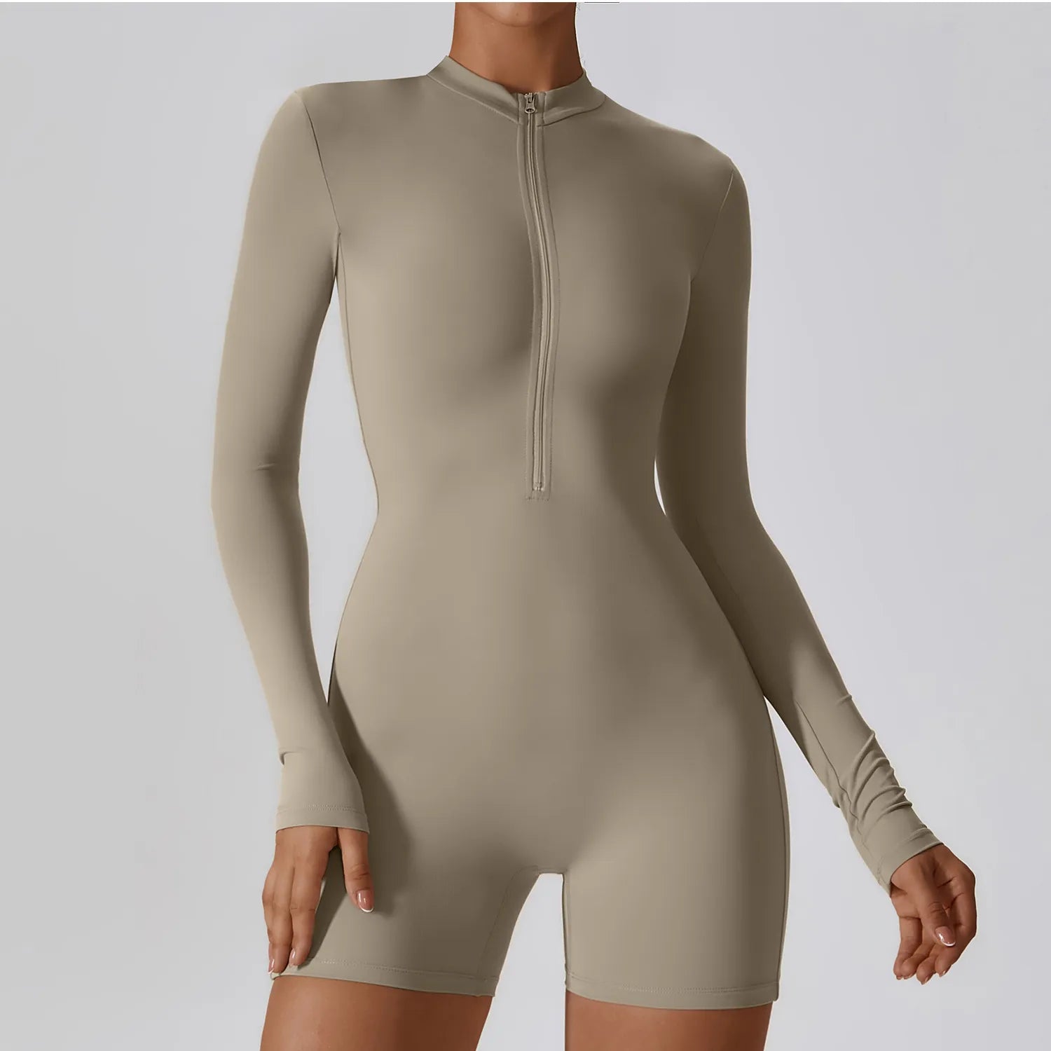 ZipFit Long Sleeve Yoga Jumpsuit - ALovelylook