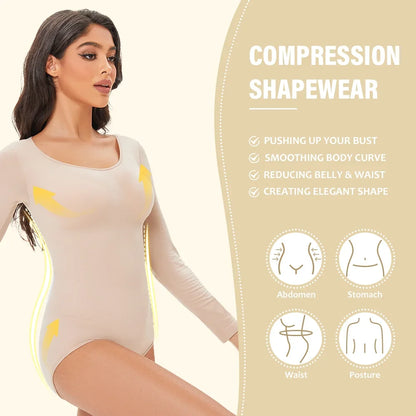 CurveEase Long Sleeve Shaper - ALovelylook