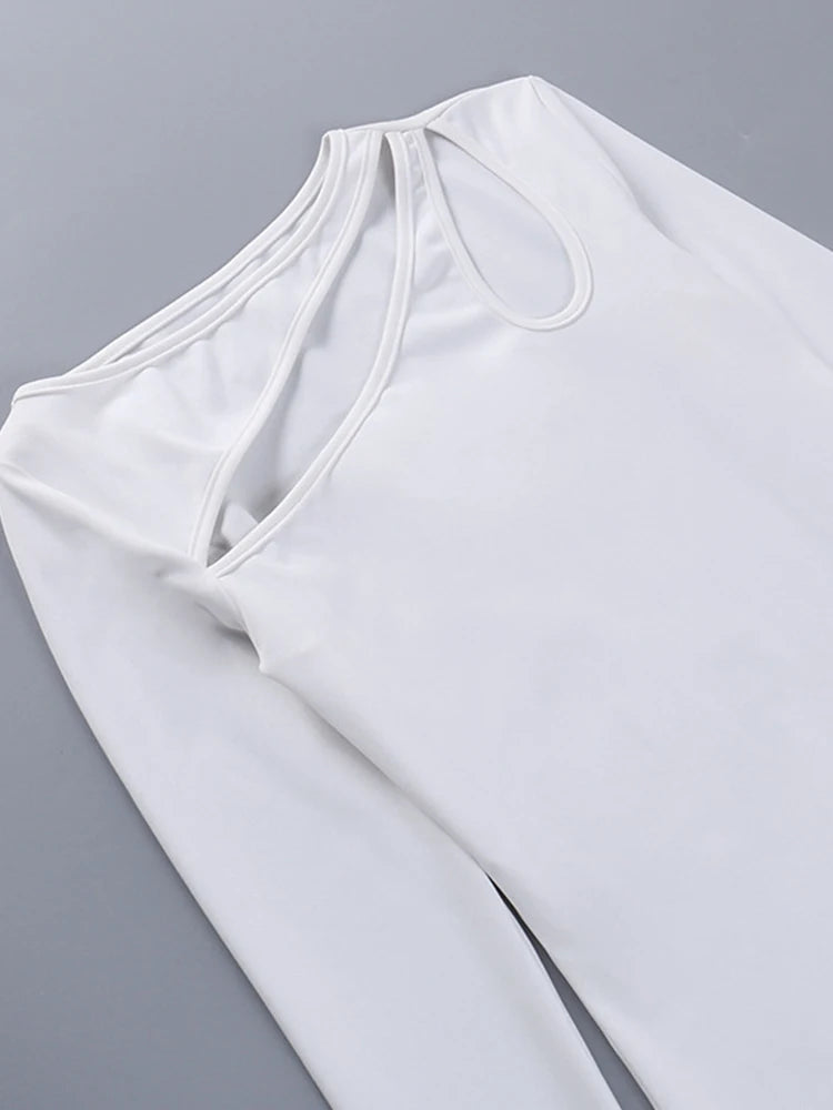 CutOut Streetwear Long Sleeve Crop Top