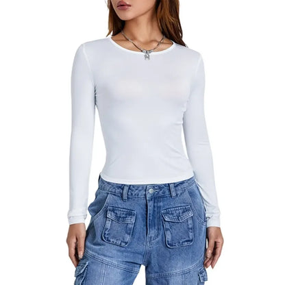 NavelFlaunt Slim Fit Crop Top - ALovelylook