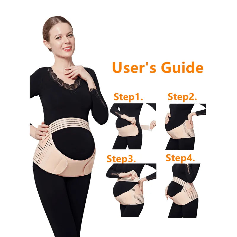 Pregnancy Belly Support Band For Relieving Back Pelvic Hip Pain - ALovelylook