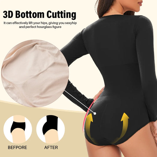 CurveEase Long Sleeve Shaper - ALovelylook