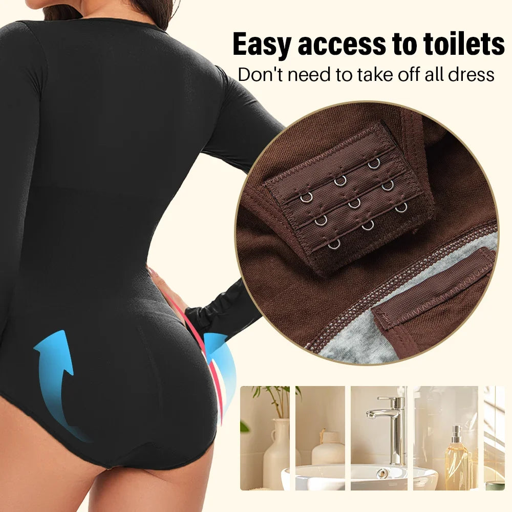 CurveEase Long Sleeve Shaper - ALovelylook